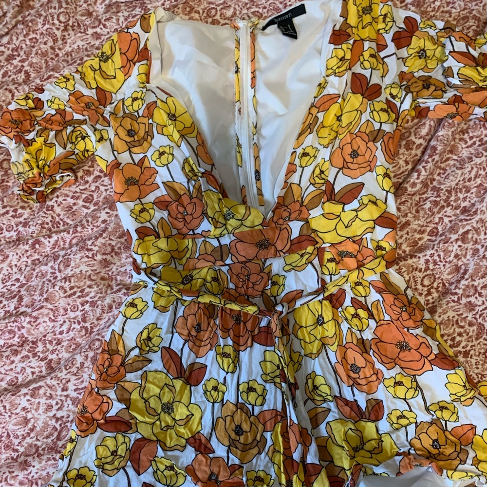 Forever 21 floral romper